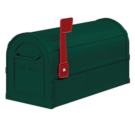 Salsbury Industries Salsbury Industries 4850GRN Heavy Duty Rural Mailbox - Green 4850GRN